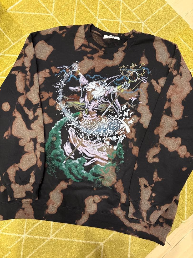 WIZARD TIEDYE SWEAT SHIRT XL タイダイ　スウェット
