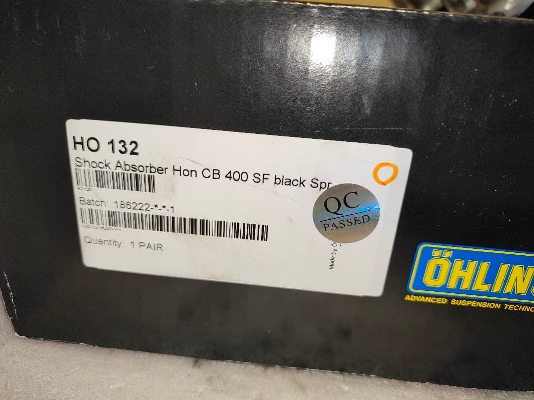 ÖHLINS CB400SF CB750用リヤサスペンションセット