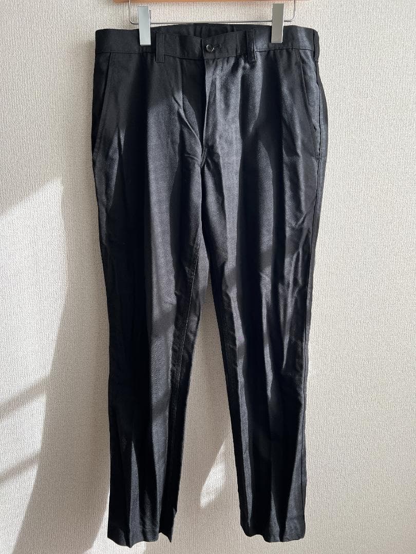 コムデギャルソンオム　S パンツ　エステル　黒　スラックス