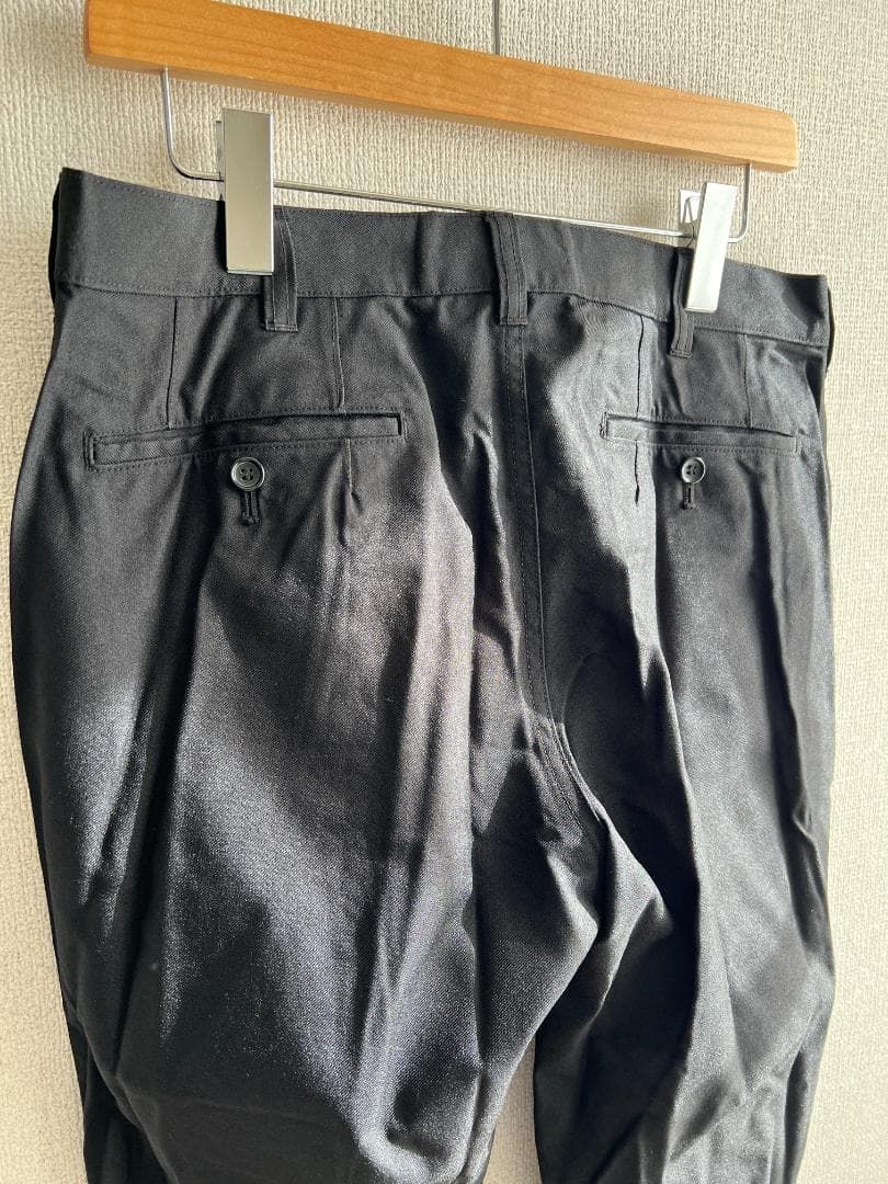 コムデギャルソンオム　S パンツ　エステル　黒　スラックス