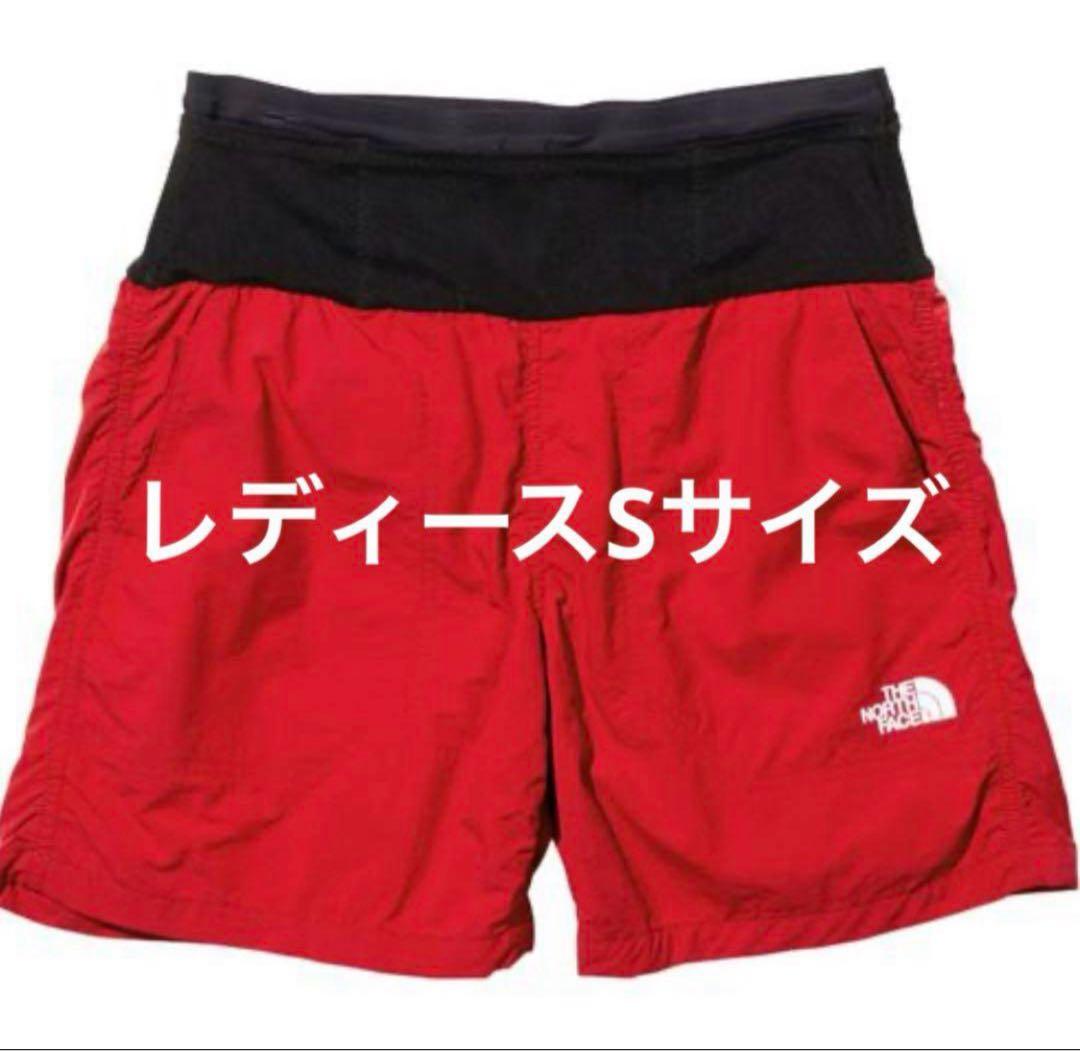 タグ付き新品　フリーランショーツ　ノースフェイス　ウィメンズSサイズ　レッド