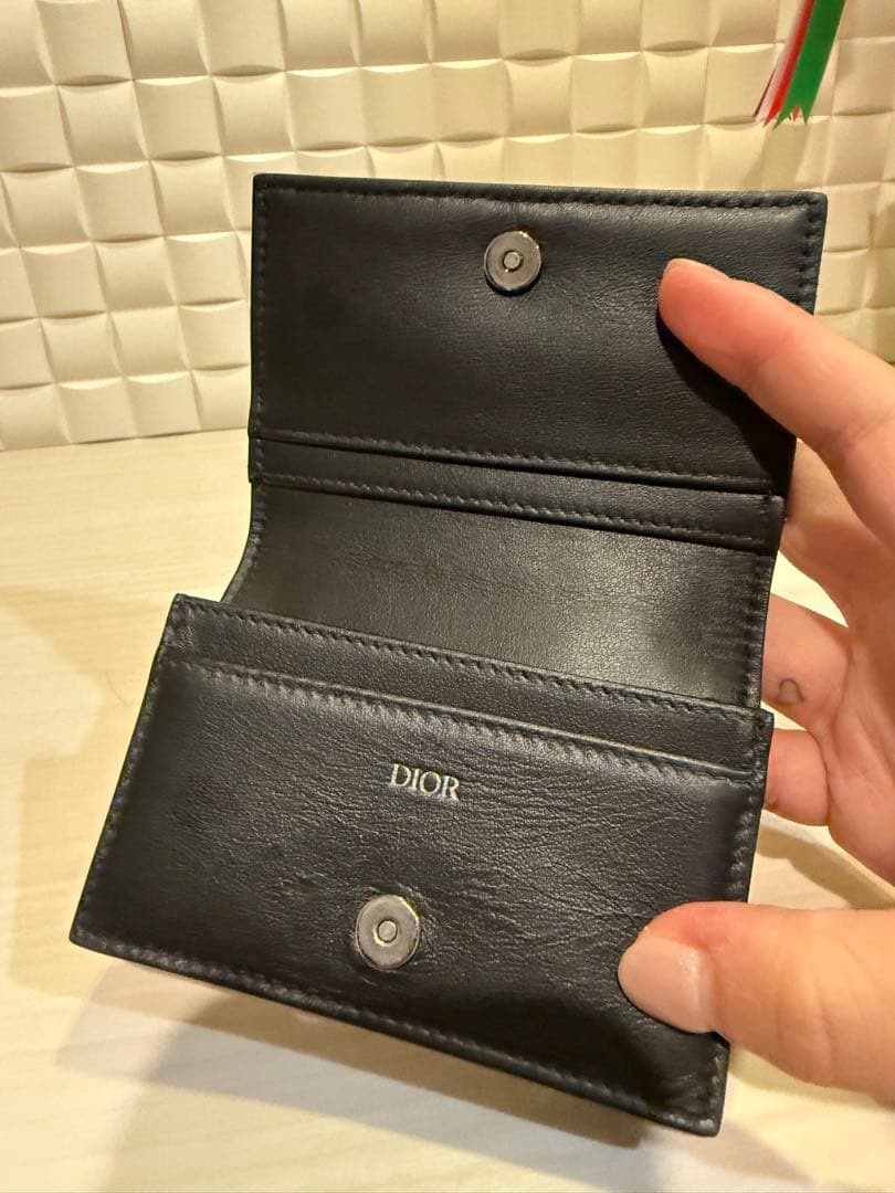 Saddle ビジネスカードホルダー 名刺入れ　dior