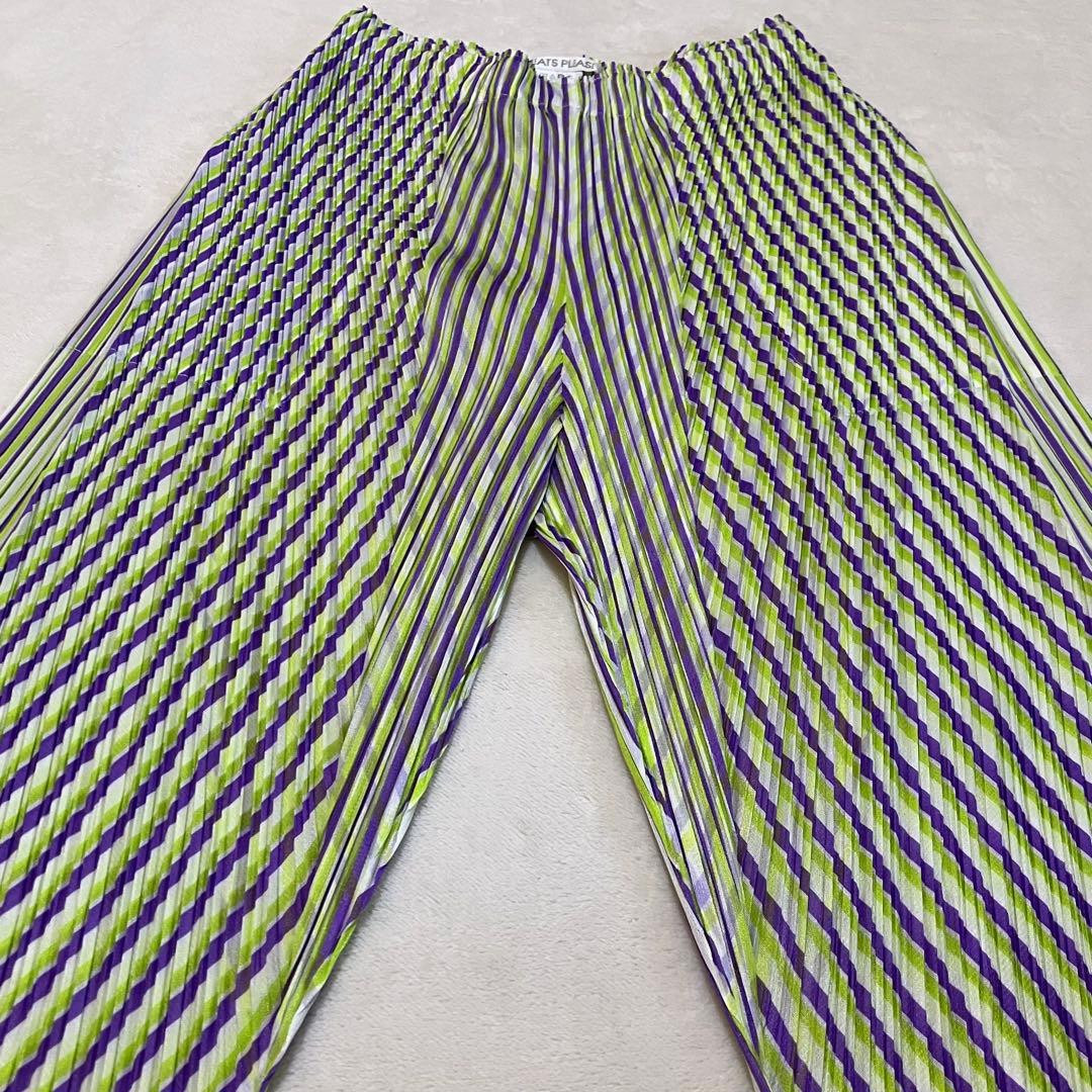 未使用級 23SS プリーツプリーズ CROSSROAD 変形パンツ 5.3万円