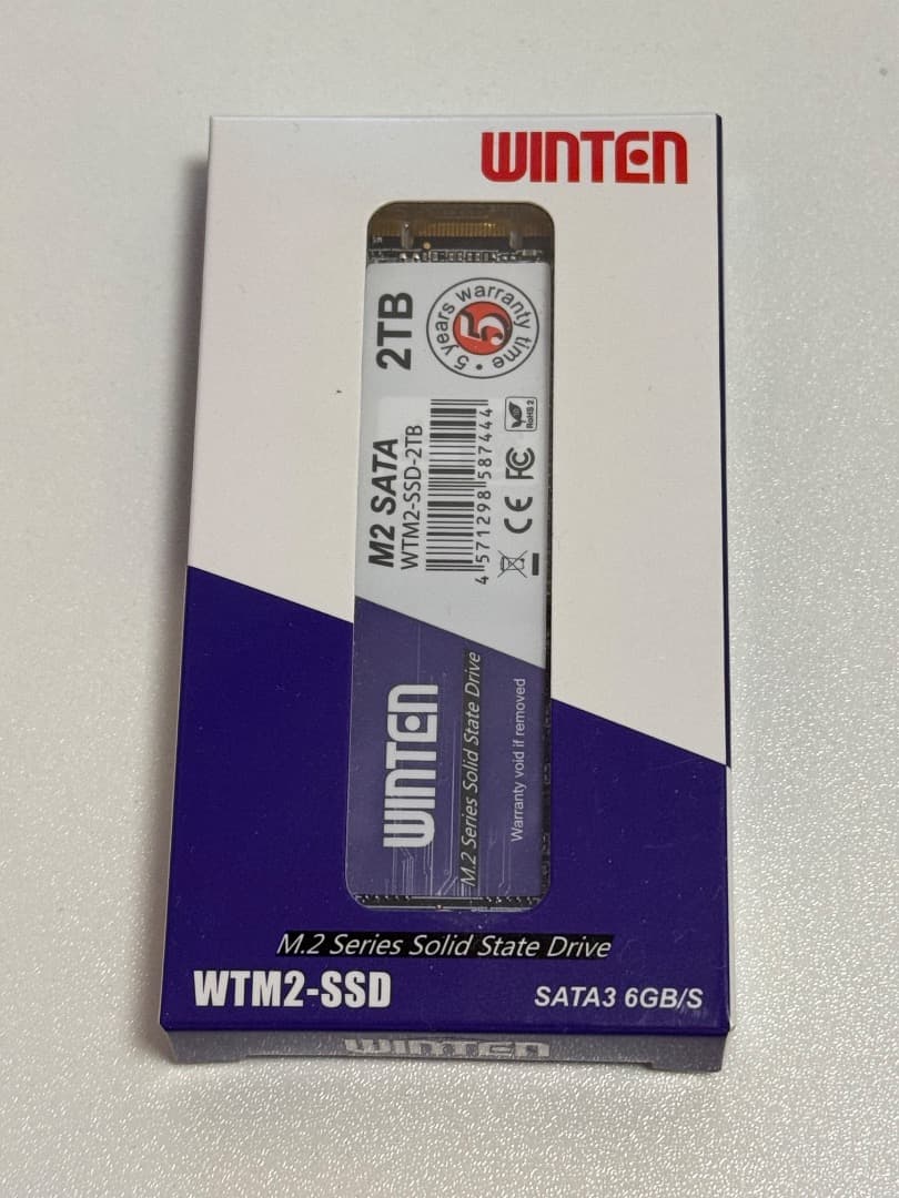 内蔵型SSD WINTEN M2 SSD 2TB SATA3 6GB/S