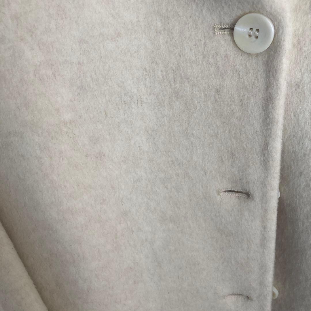 ウールコート スタンドカラーロングコート