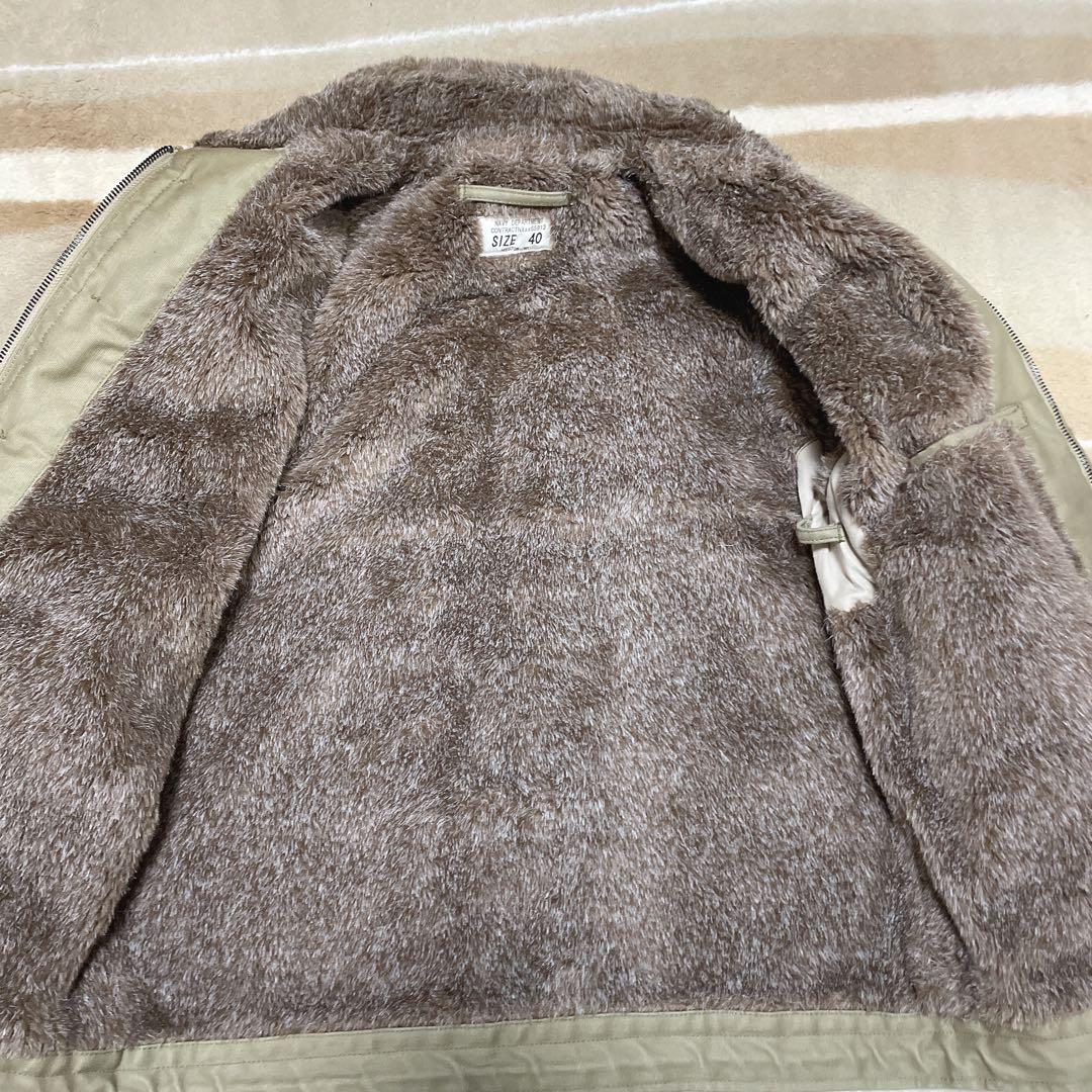 【美品】HOUSTON N-1デッキジャケット　TAN サイズ40