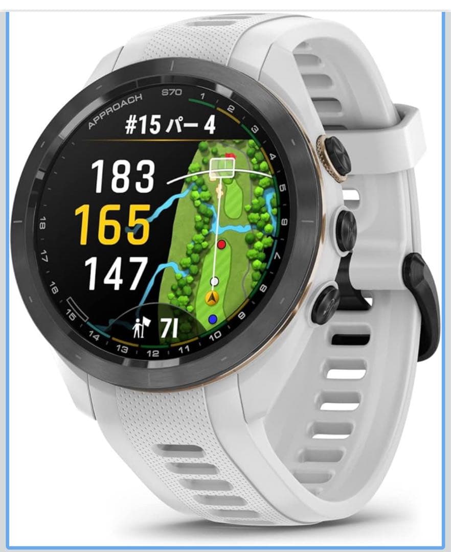 Garmin Approach S70 42mm グレー　ガーミンアプローチ