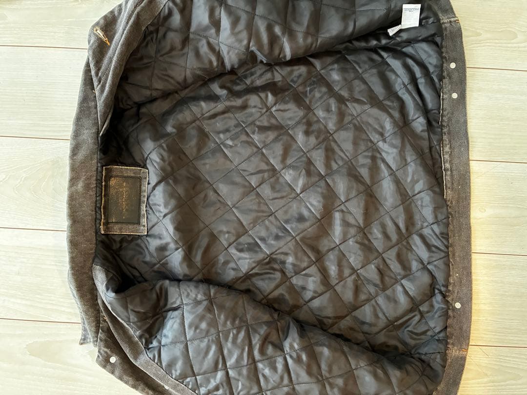 【最終値下げ】STUSSY GEAR デニムレザー　ジャケット