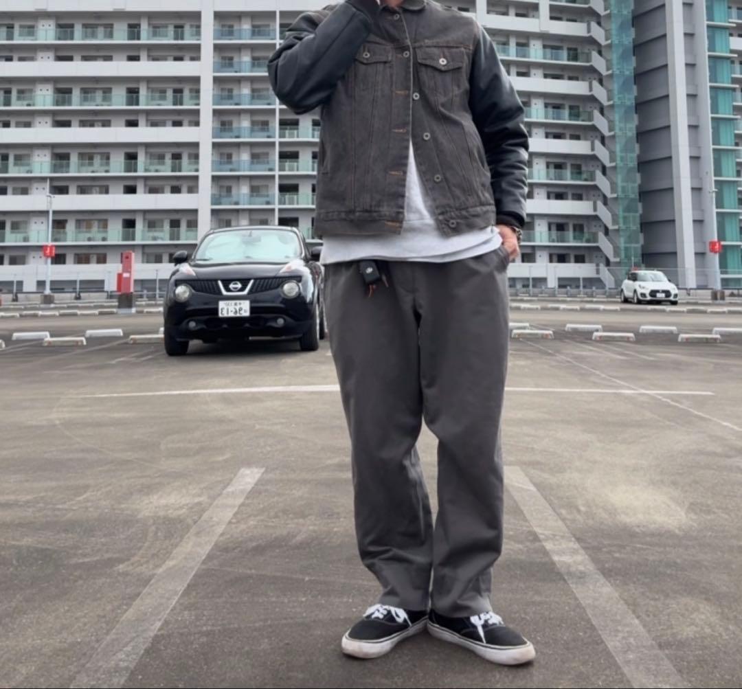 【最終値下げ】STUSSY GEAR デニムレザー　ジャケット