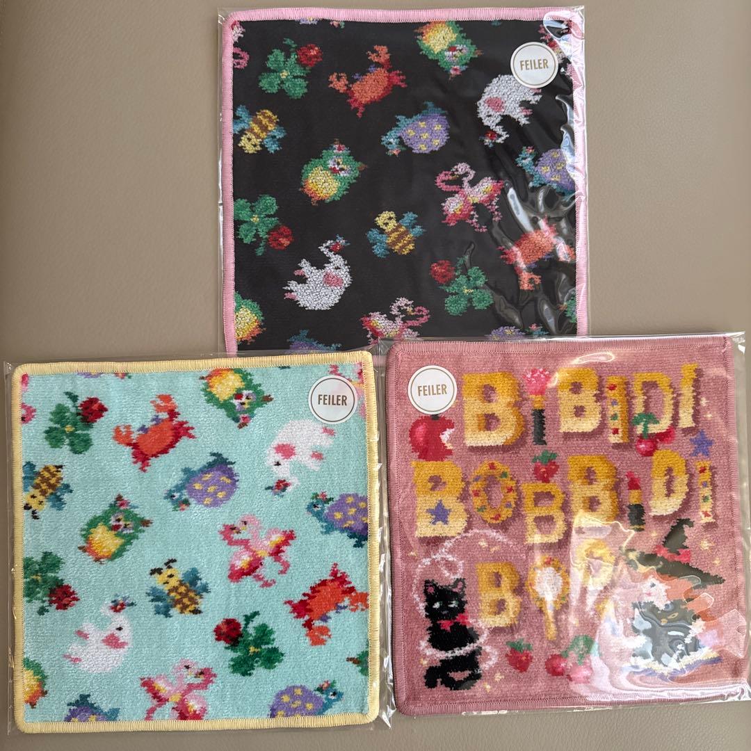 未開封　フェイラー　神崎恵　コラボ　ハンカチ　3枚セット