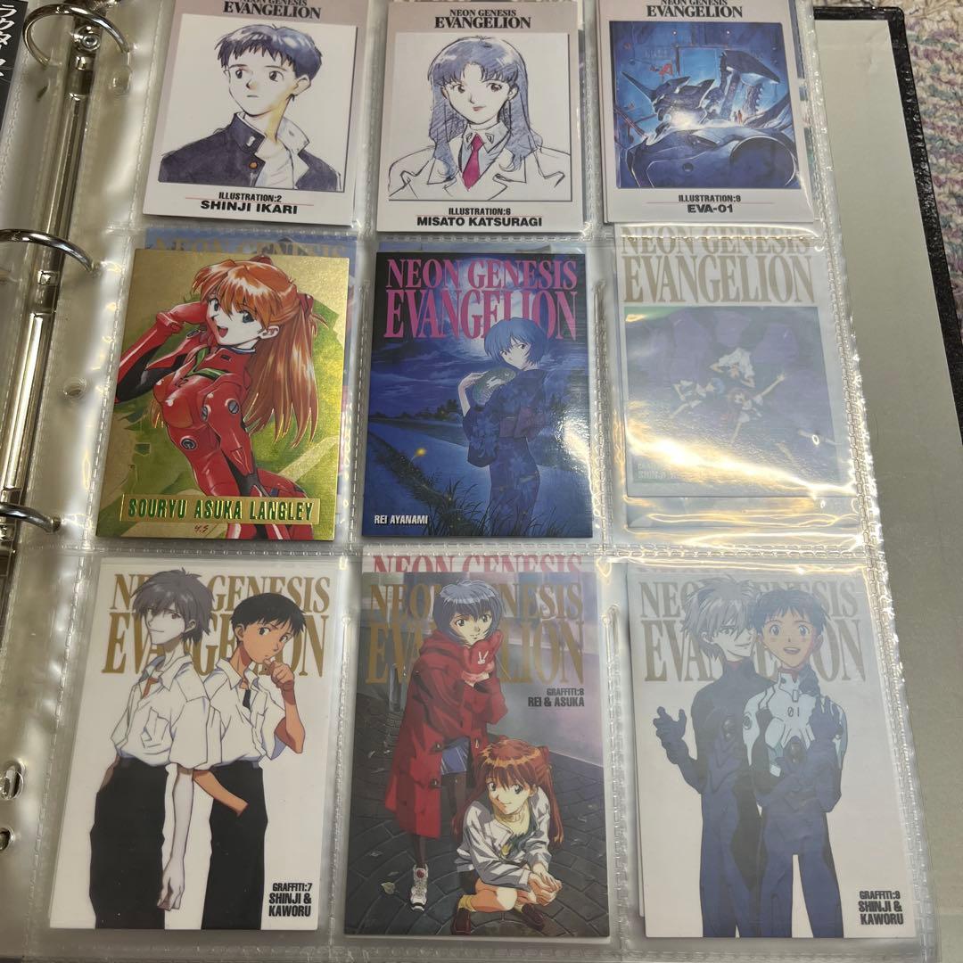 【美品】新世紀エヴァンゲリオン カードダスマスターズ第1-2弾 バインダー付