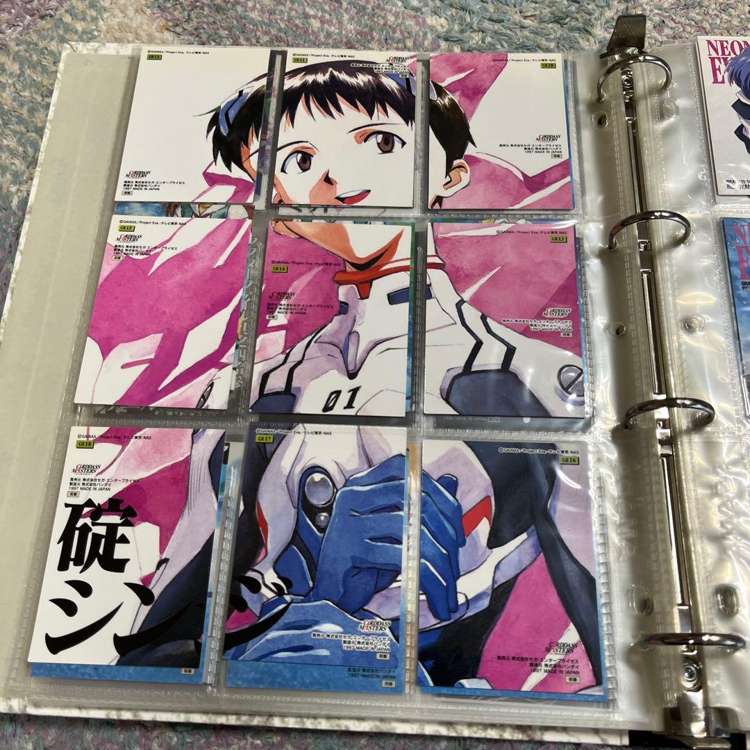 【美品】新世紀エヴァンゲリオン カードダスマスターズ第1-2弾 バインダー付