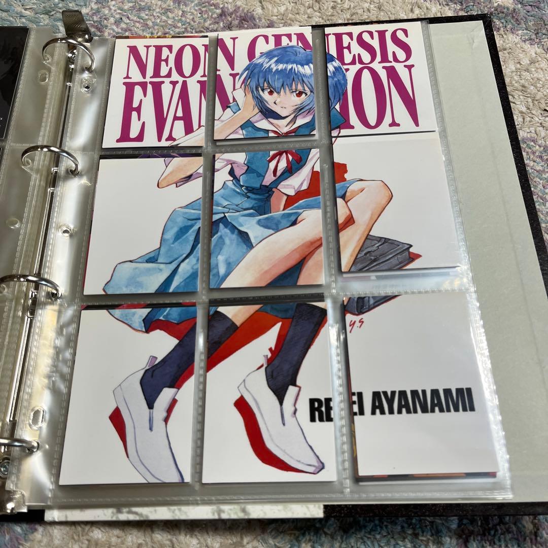【美品】新世紀エヴァンゲリオン カードダスマスターズ第1-2弾 バインダー付