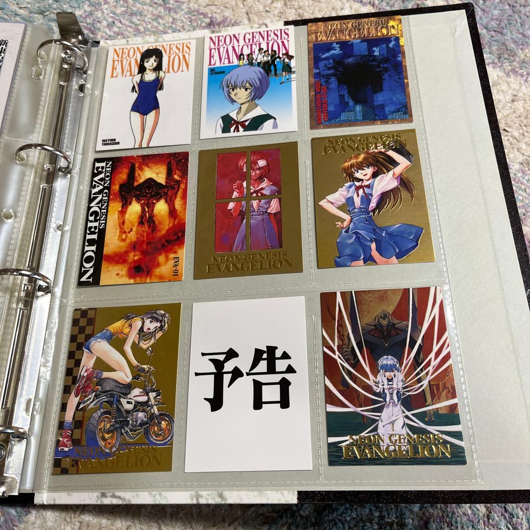 【美品】新世紀エヴァンゲリオン カードダスマスターズ第1-2弾 バインダー付