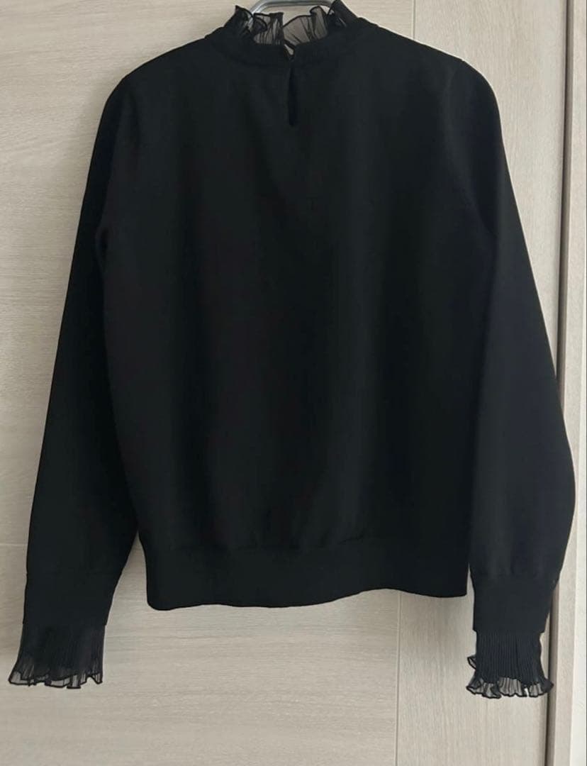 新品 2024 ユナイテッドアローズ オーガンジープリーツ4wayニット