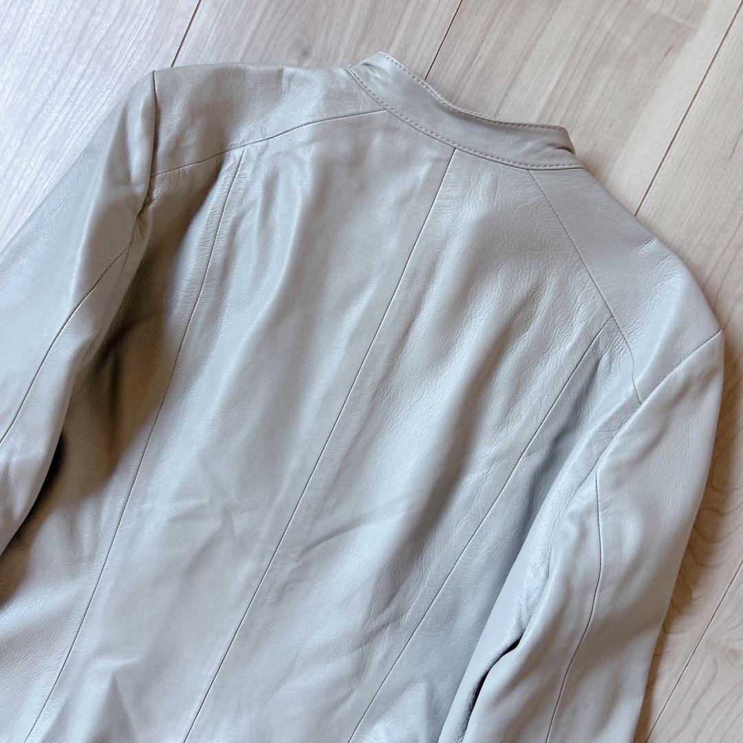 アナイ ANAYI シープレザー 羊革 ライダースジャケット 38