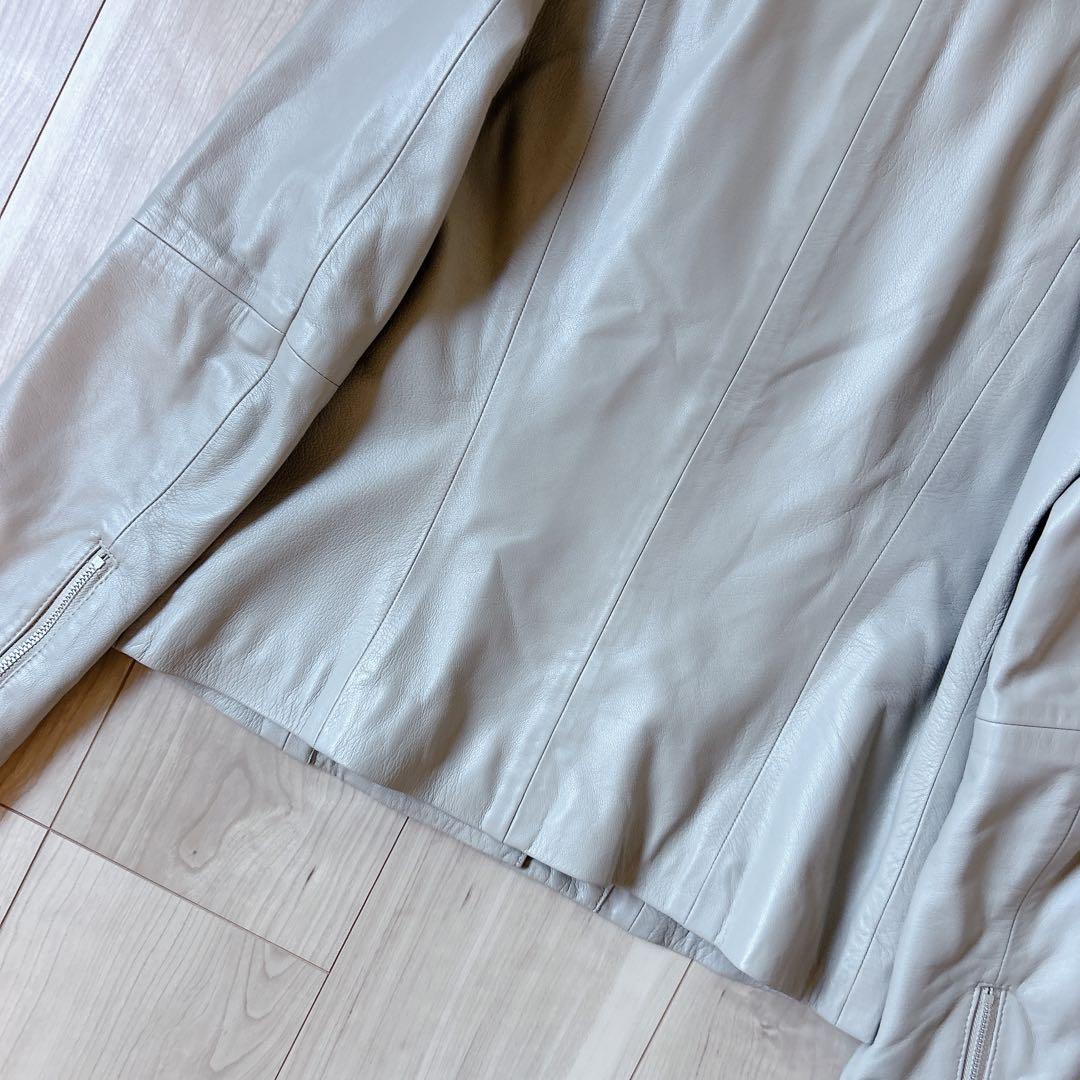 アナイ ANAYI シープレザー 羊革 ライダースジャケット 38