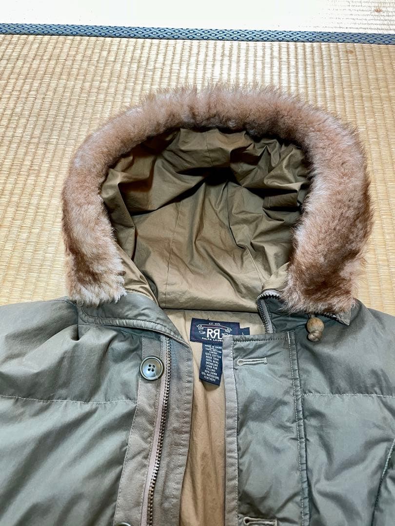 RRL Ralph Lauren ラルフローレン　ダウンコート フード ファー付