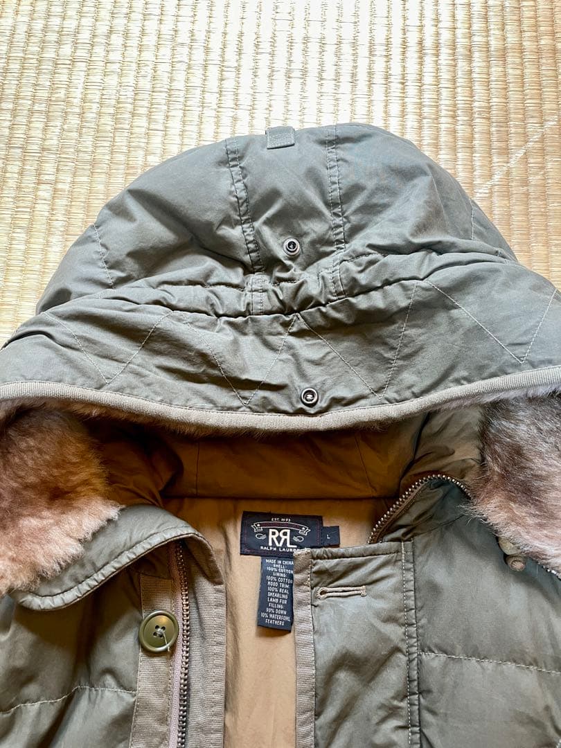 RRL Ralph Lauren ラルフローレン　ダウンコート フード ファー付