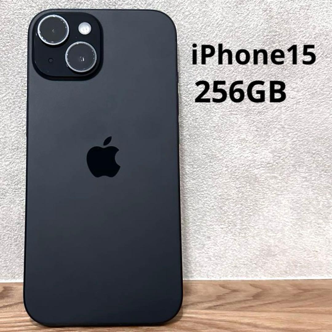 iPhone15 ブラック ジャンク カメラ不具合 SIMフリー 256GB