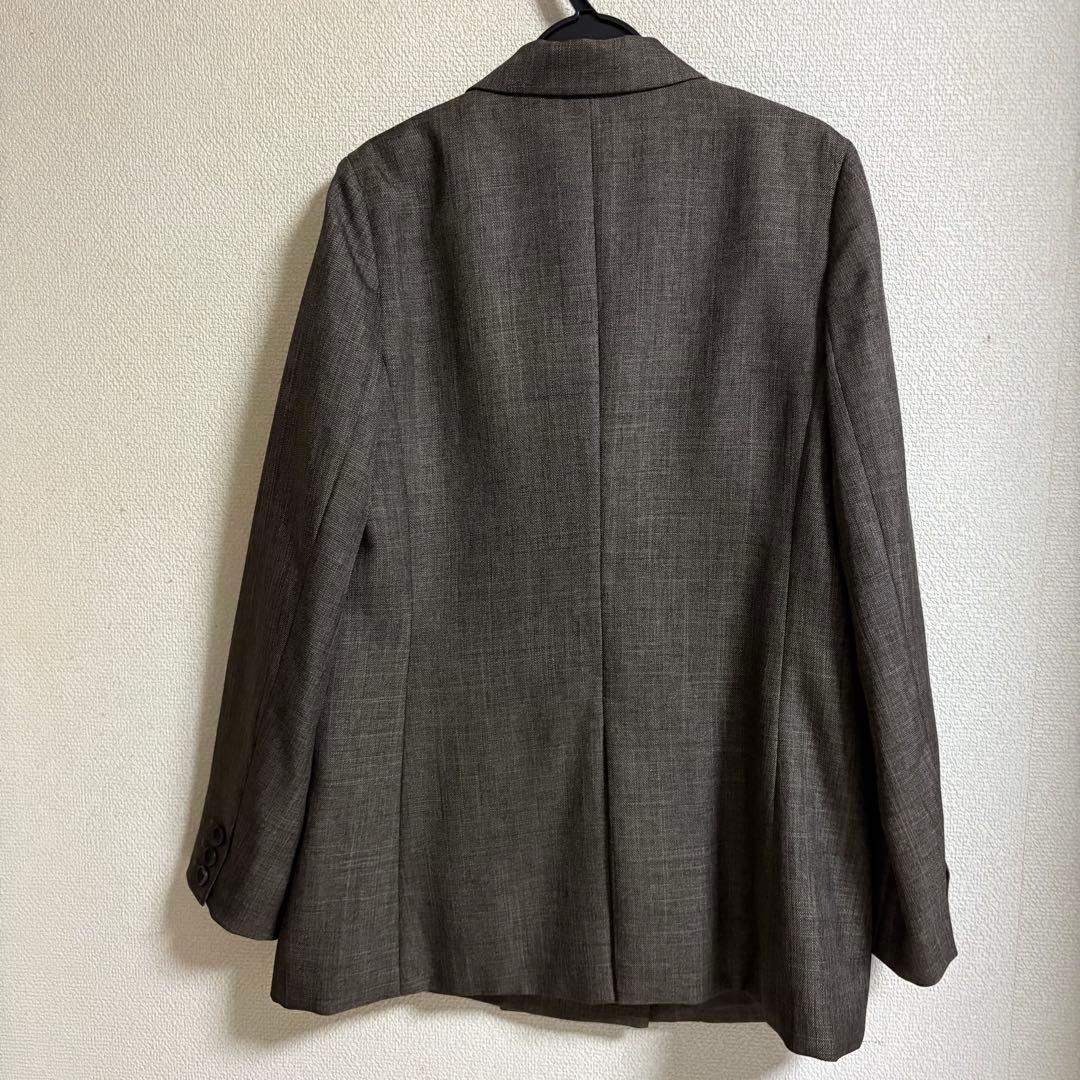 naturalbeautybasic シャークスキン ダブルブレストジャケット