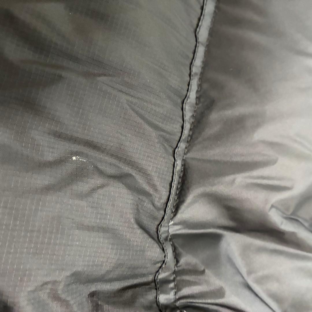 希少 ノースフェイス ヌプシダウンジャケット 1番人気 センターロゴ ブラック