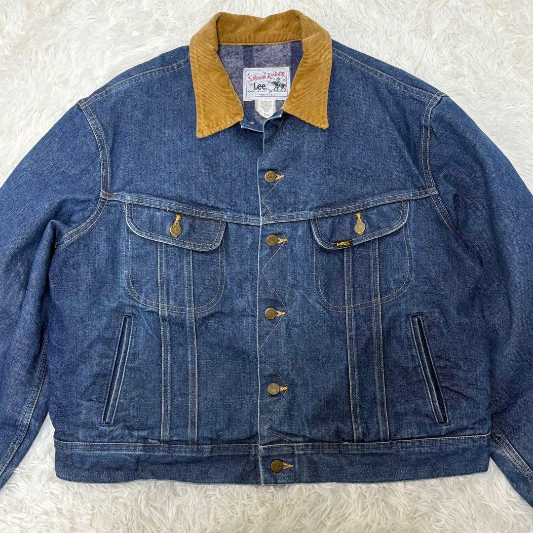 希少 美品✨70s USA製 Lee Storm Rider 50R 短丈