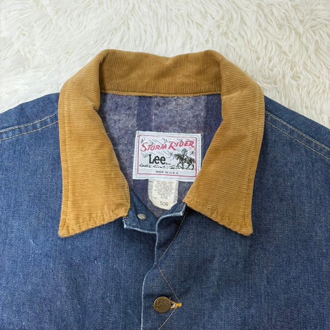 希少 美品✨70s USA製 Lee Storm Rider 50R 短丈