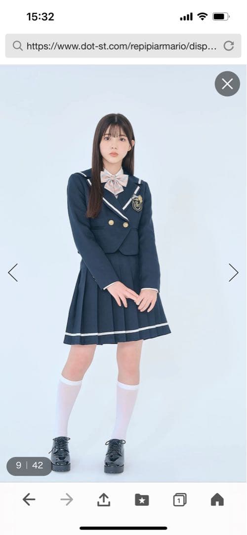 repipi armario 卒服　Mサイズ