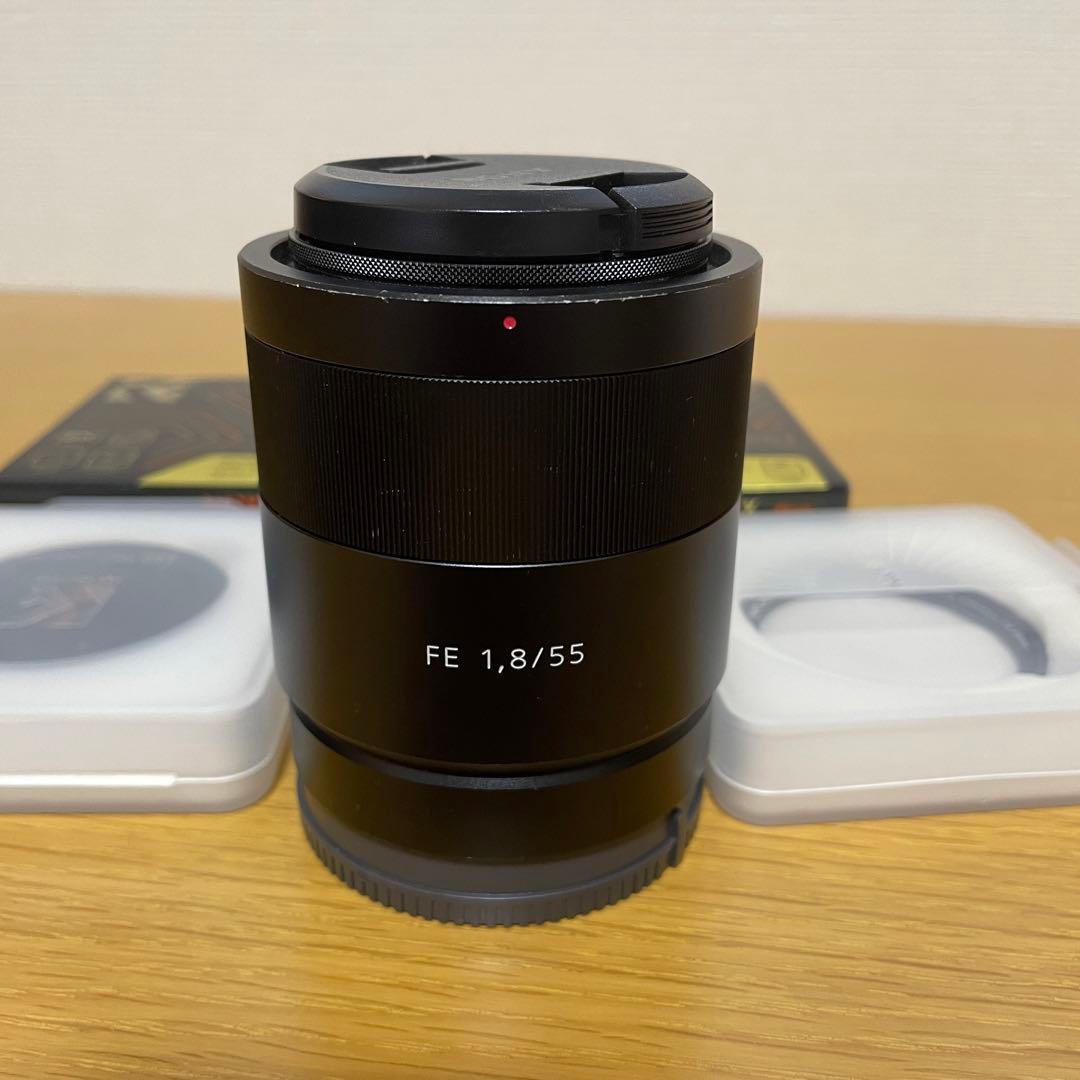【フィルター付き】Sony Sonnar FE 55mm F1.8 ZA レンズ