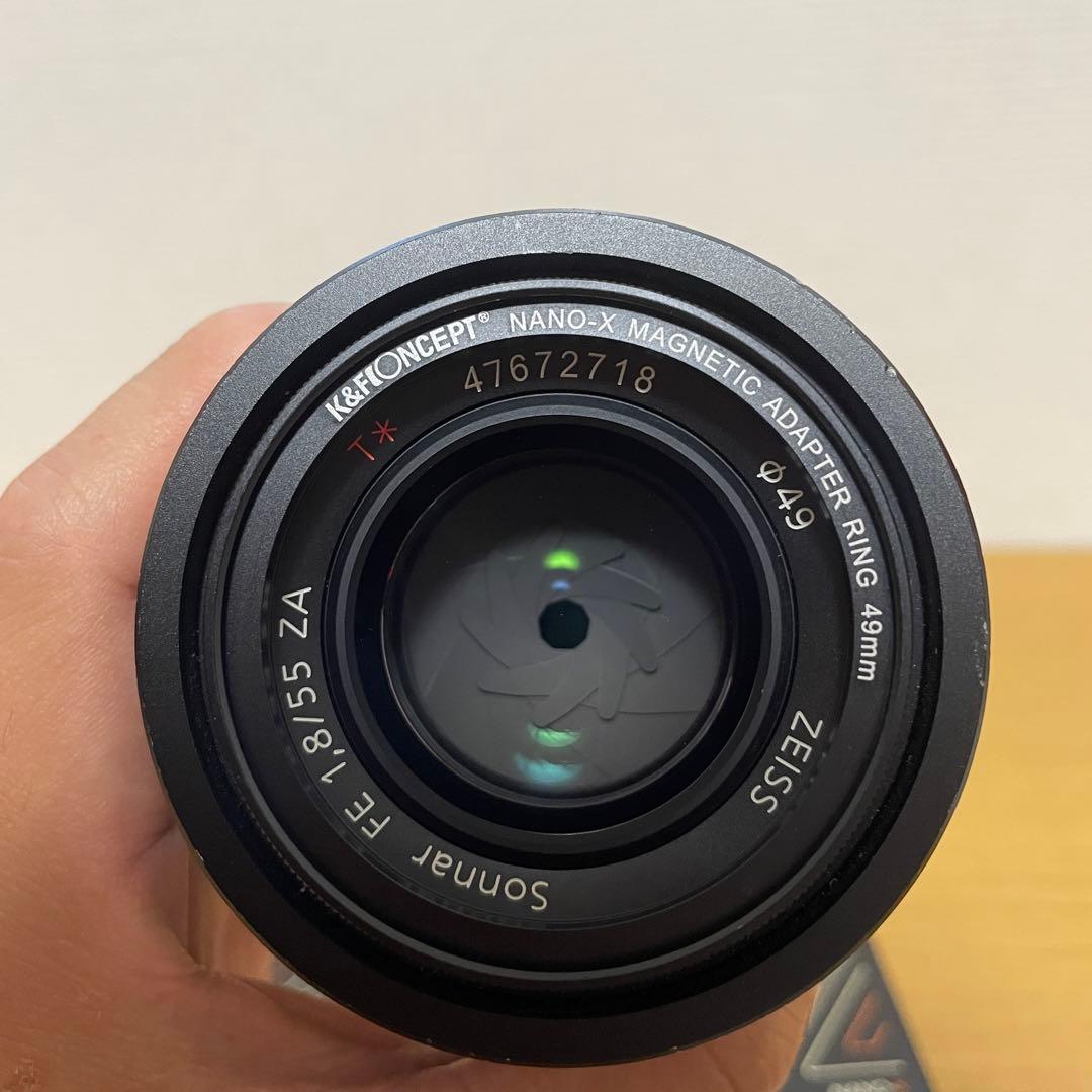 【フィルター付き】Sony Sonnar FE 55mm F1.8 ZA レンズ