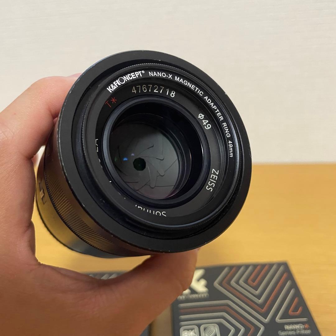 【フィルター付き】Sony Sonnar FE 55mm F1.8 ZA レンズ