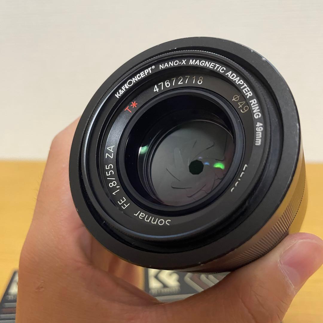 【フィルター付き】Sony Sonnar FE 55mm F1.8 ZA レンズ