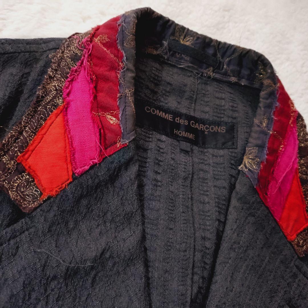 コムデギャルソン 03s キューバ期 エスニックシアサッカージャケット S