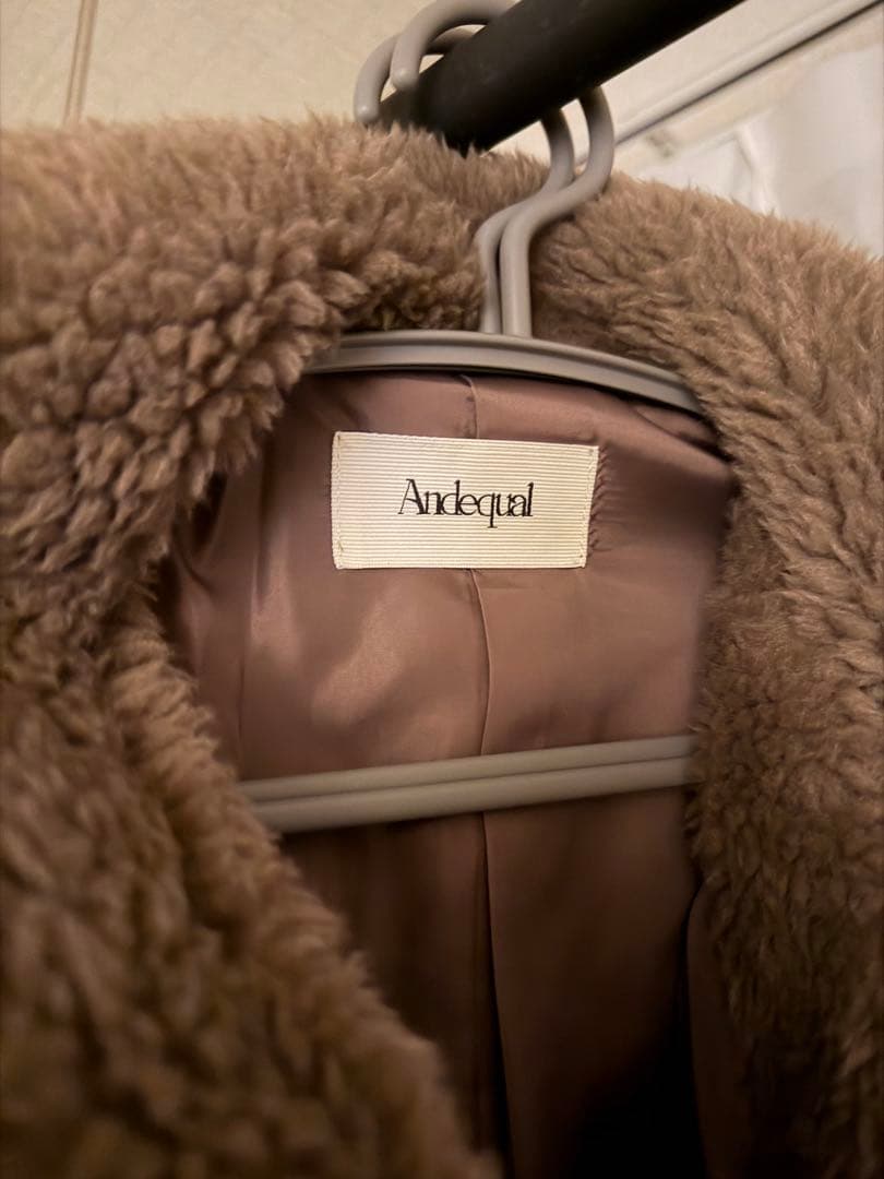 andequal オーバーサイズ フェイクファーコート 新品 snidel