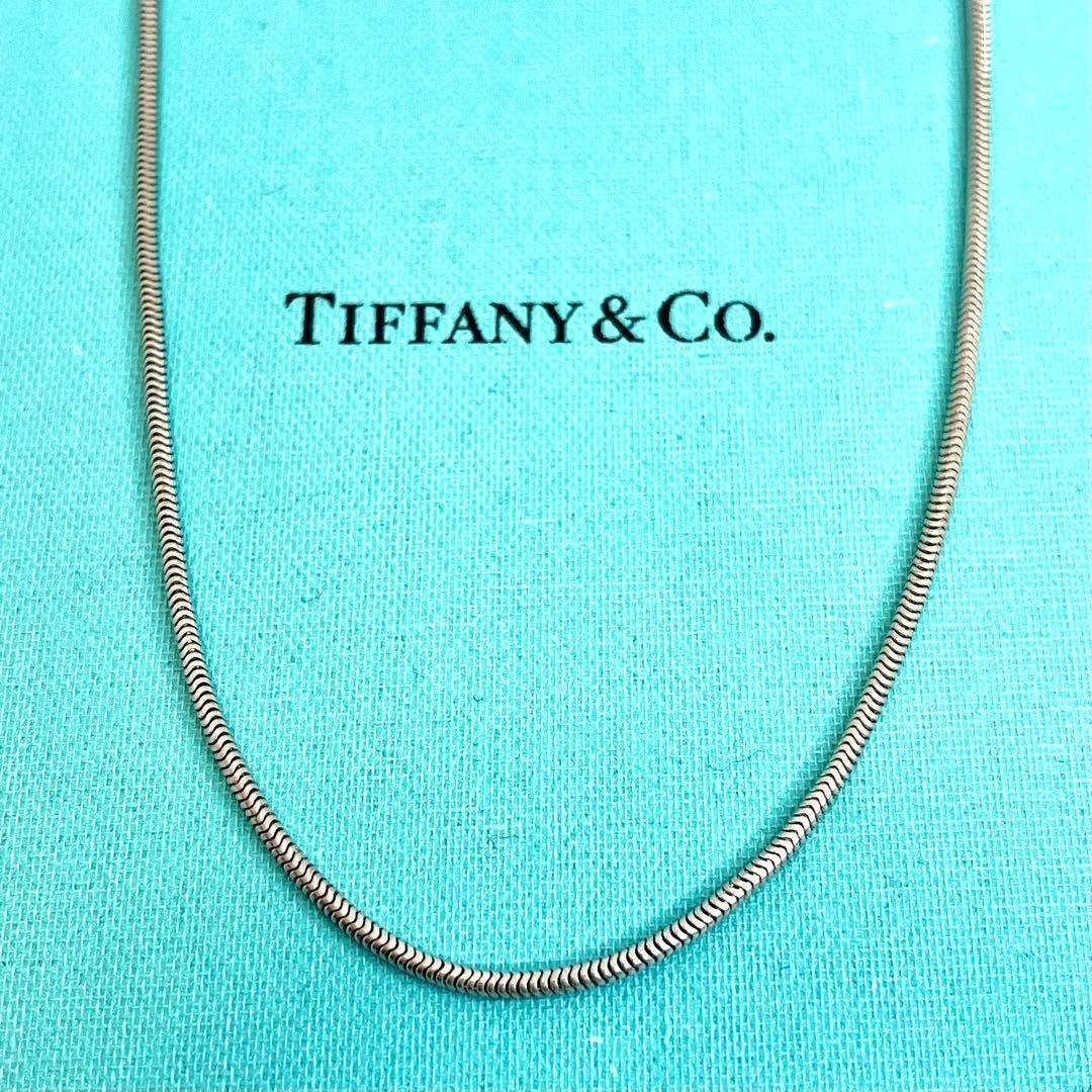 ティファニー スネークチェーン ネックレス チェーン 45cm シルバー925