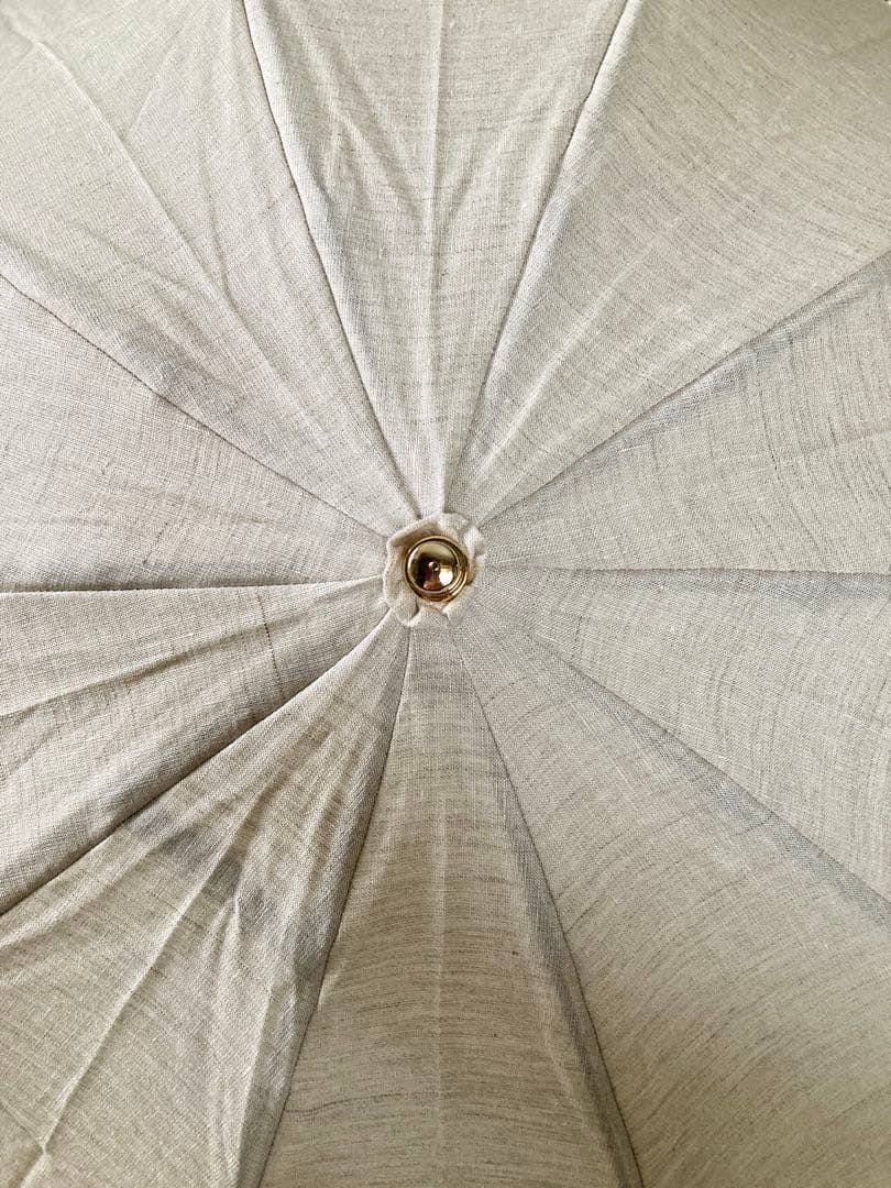 最終価格　新品　TUKISOU月装ツキソウ　高級麻100%UV加工日傘　和装にも