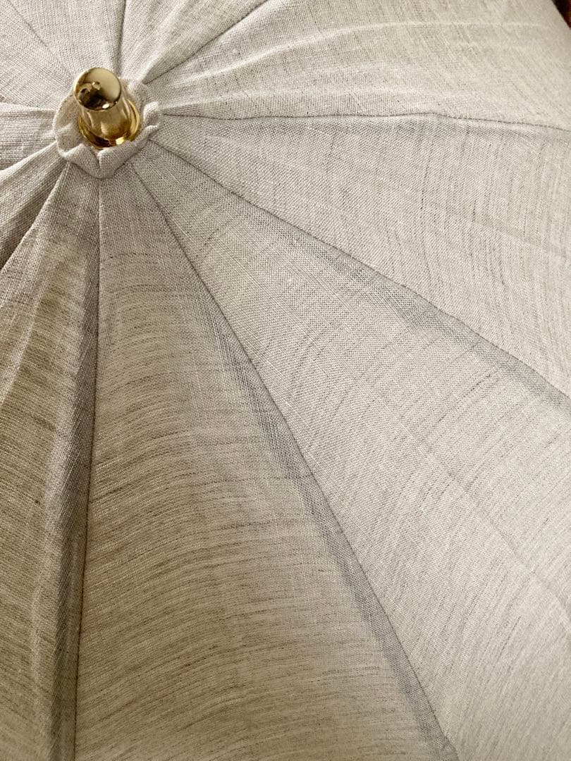 最終価格　新品　TUKISOU月装ツキソウ　高級麻100%UV加工日傘　和装にも