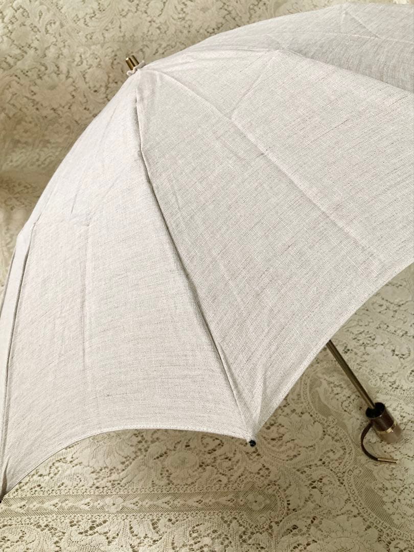 最終価格　新品　TUKISOU月装ツキソウ　高級麻100%UV加工日傘　和装にも