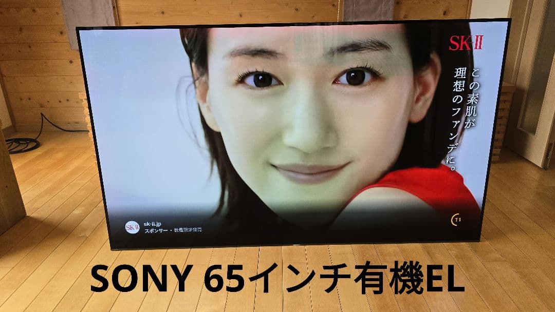 今週売り切り SONY KJ-65A 65型　大画面 有機ELテレビ