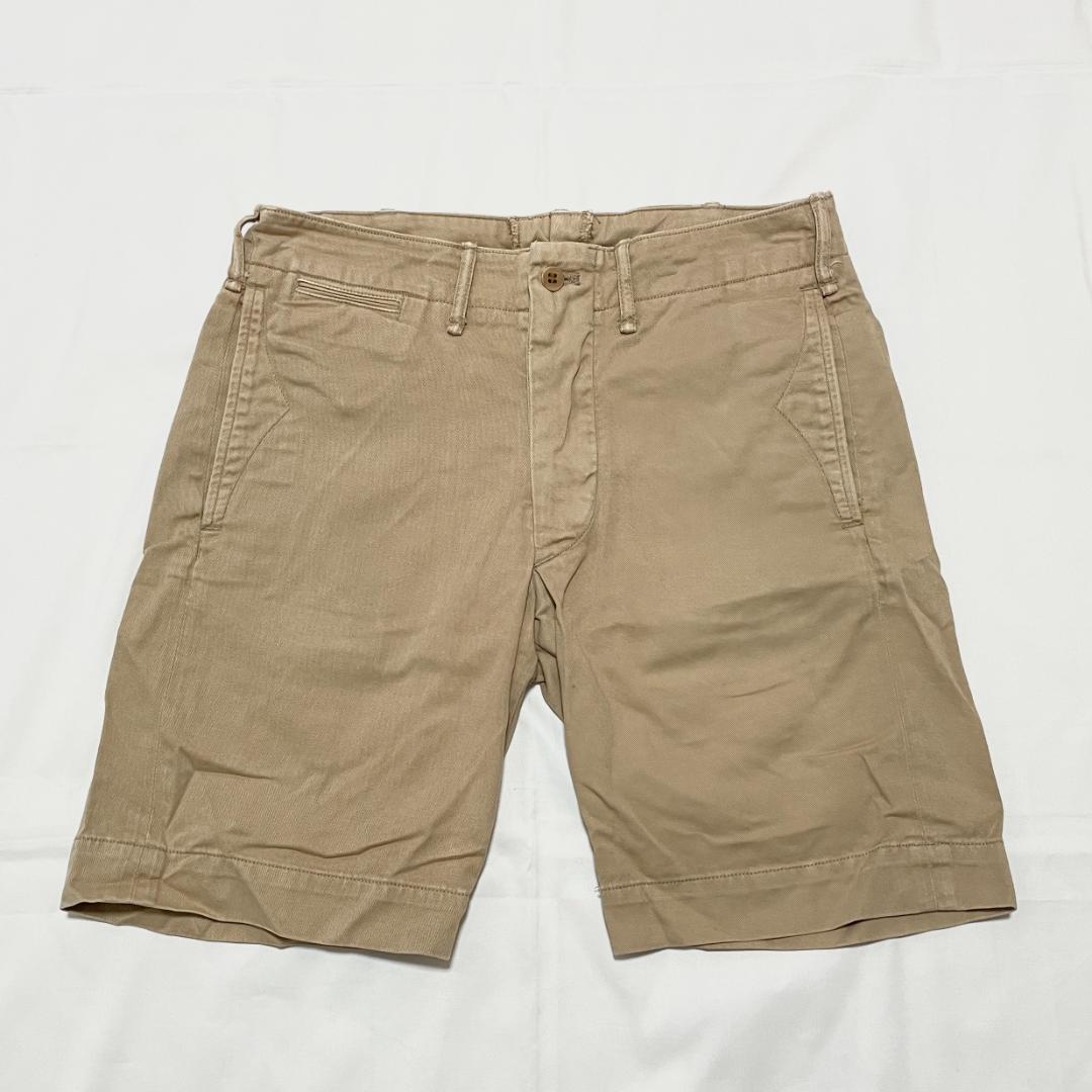 RRL ダブルアールエル ショートパンツ ハーフパンツ ベージュ チノ W28