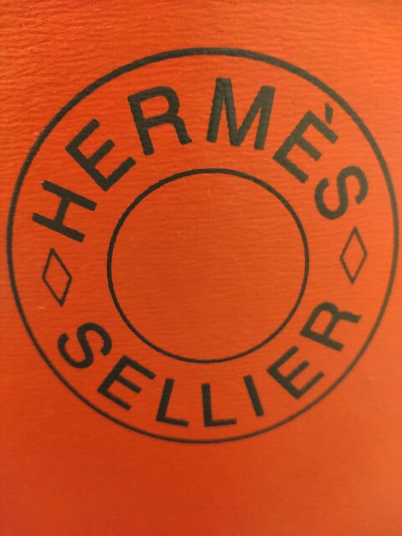 princess.y エルメス サドルボックス 馬具缶 オレンジＬ