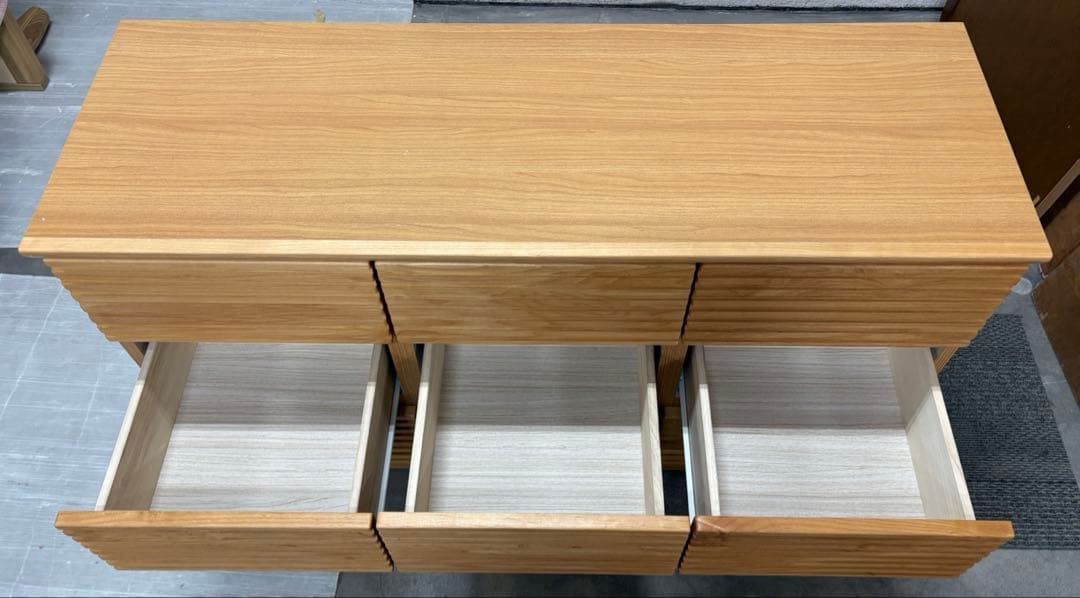 【送料込み】【中古品】ナチュラルウッド 収納チェスト