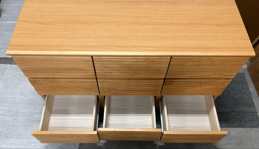 【送料込み】【中古品】ナチュラルウッド 収納チェスト