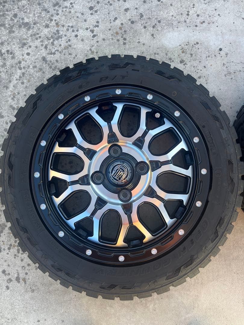 マッドバーン4.5j＋45 オープンカントリー155/65r14 2本セット①