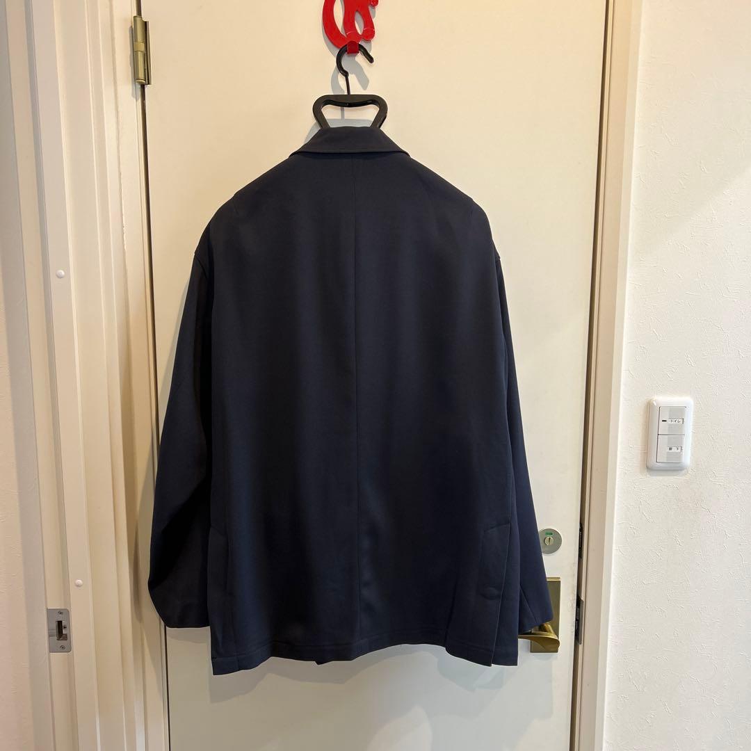 PUBLIC TOKYO AQUA WOOL ガルゼダブルジャケット スラックス