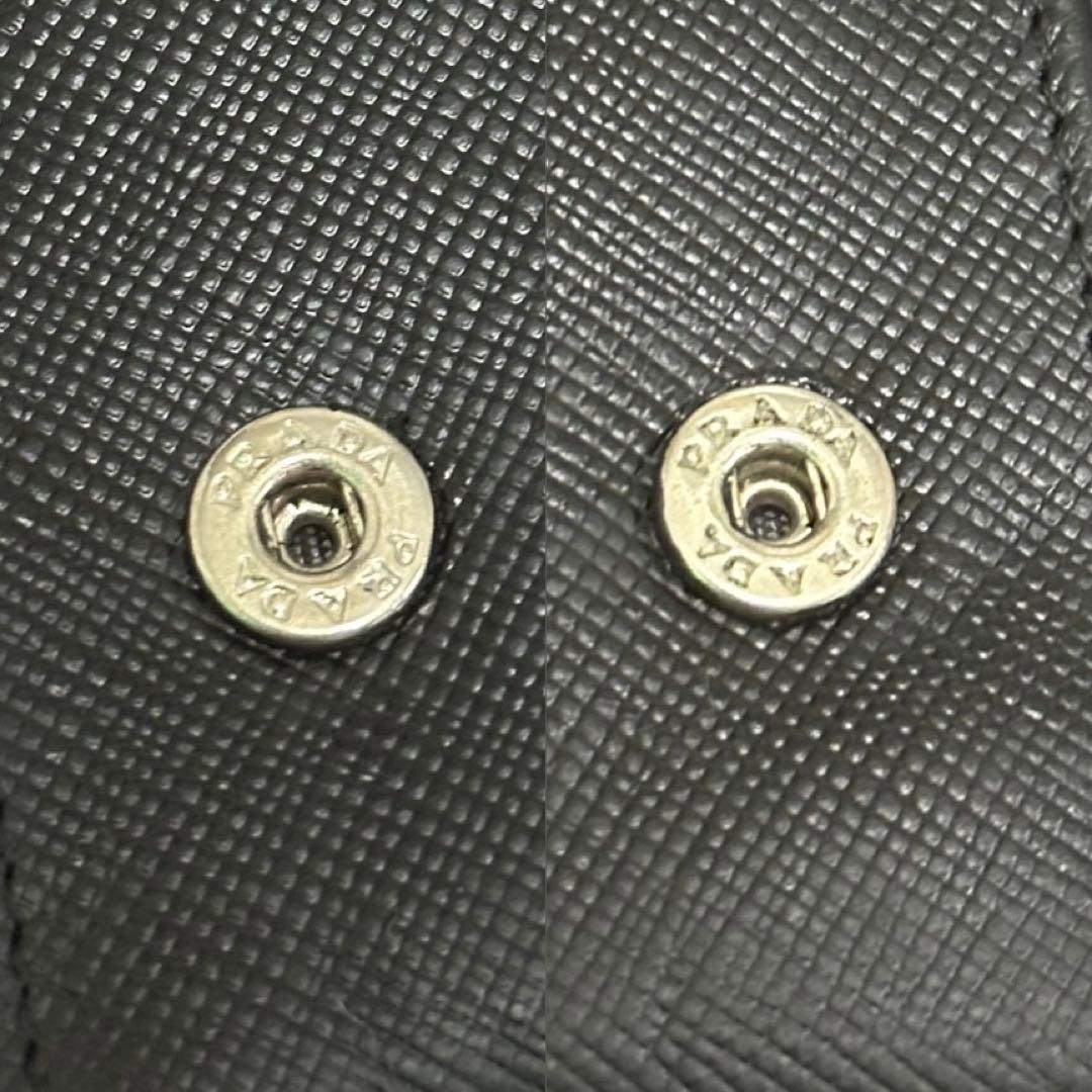 PRADA プラダ　長財布　三角ロゴ　サフィアーノレザー　ブラック