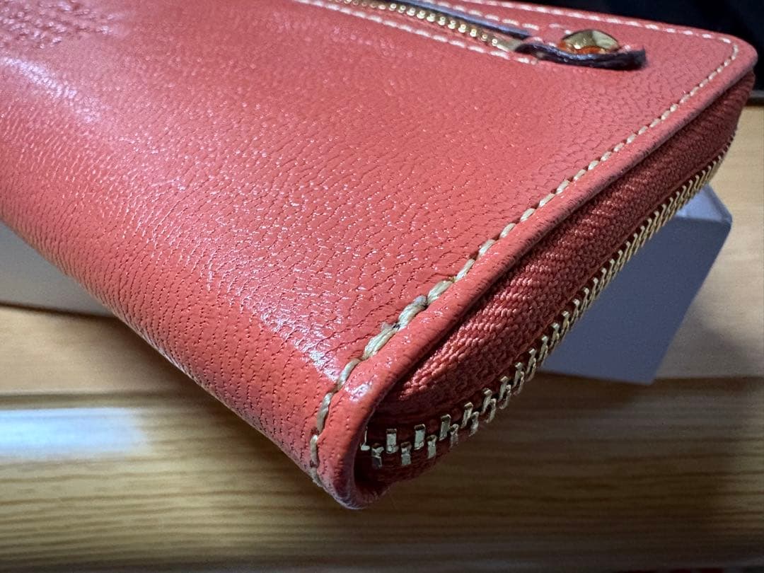 ダコタ モデルノ　長財布　　限定色コーラルピンク