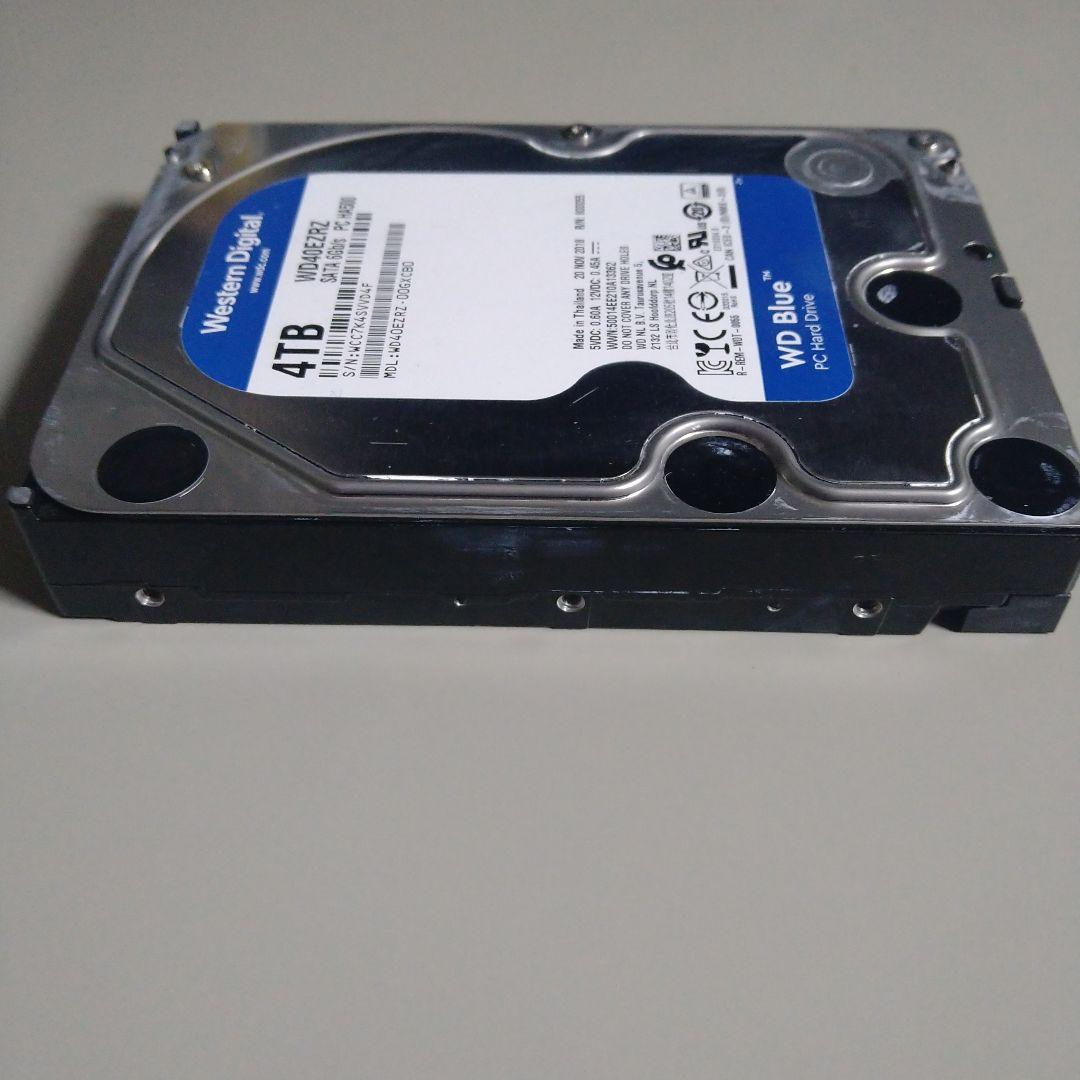 内蔵型 ハードディスク 4T Western Digital Blue 初期化済