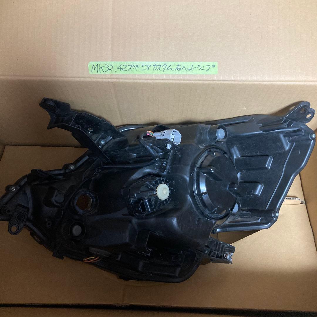 MK32S 42S スペーシアカスタム ヘッドライト右